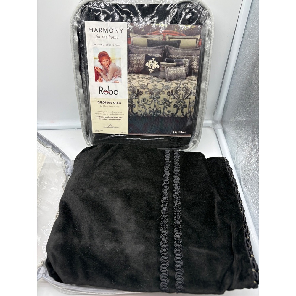 Reba Harmony for the Home "La Palma" European Sham set of 2 NOS